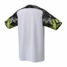 Yonex Badminton T-shirt Crew Neck Graphic Dragon white Men